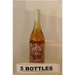 5 BOTTLES OF POMULA WINE SPRITZ EXOTIC POMEGRANATE