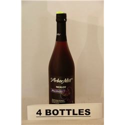 4 BOTTLES OF ARBOR MIST BLACKBERRY MERLOT