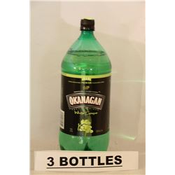 3 BOTTLES OF OKANAGAN WHITE GRAPE CIDER