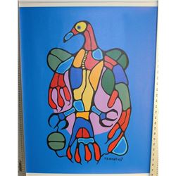 "ASTRAL THUNDERBIRD" GICLEE BY NORVAL MORRISSEAU