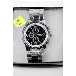 NEW MENS STAINLESS STEEL WATCH