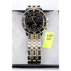 NEW MENS STAINLESS STEEL WATCH