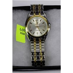 NEW MENS STAINLESS STEEL WATCH