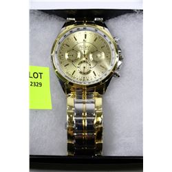 NEW MENS STAINLESS STEEL WATCH