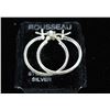 Image 1 : STERLING SILVER HOOP EARRINGS