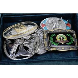 BOX OF 5 BELT BUCKLES