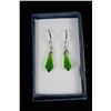 Image 1 : HANDCRAFTED SWAROVSKI EARRINGS ON CHOICE: GREEN