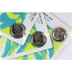 THREE VANCOUVER 2010 ALPINE SKIING CONSECUTIVE S/N