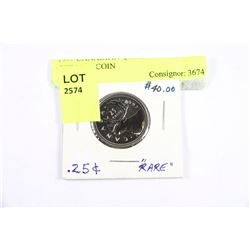 1997 CANADIAN QUARTER - RARE OTTAWA COIN