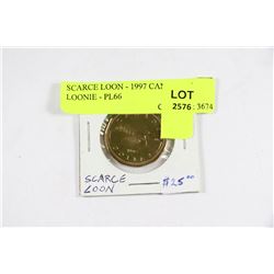 SCARCE LOON - 1997 CANADIAN LOONIE - PL66