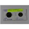 Image 1 : PAIR OF 1970 CANADIAN DIME & QUARTER - LOW MINTAGE
