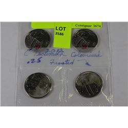 SET OF 4 CANADIAN QUARTERS