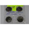 Image 1 : SET OF 4 CANADIAN QUARTERS