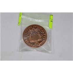 .9999 102 MORGAN COPPER COIN