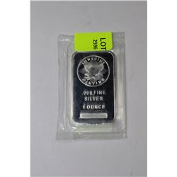 .999, 102 SILVER BAR - SUNSHINE MINTING