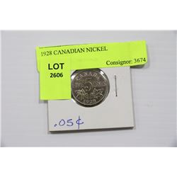 1928 CANADIAN NICKEL