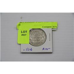1948 CANADIAN 50 CENT COIN - VF 20