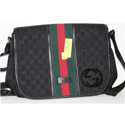 GUCCI REPLICA BLACK SHOULDER BAG