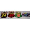 Image 1 : SET OF 4 NASCAR SIGNS