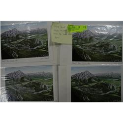 1988 "BANFF FROM SULPHUR MOUNTAIN" CARDS