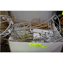 BOX OF CHRISTMAS DECORATIONS