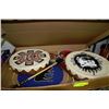 Image 1 : BOX OF NATIVE DRUMS AND ART