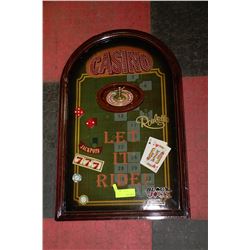 WOOD CASINO SIGN