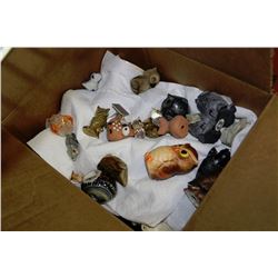 BOX OF COLLECTIBLE OWL FIGURINES