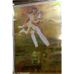 1980 WINTER OYMPIC FRAMED POSTER