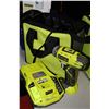 Image 1 : RYOBI DRILL + BATTERIES + CHARGER KIT