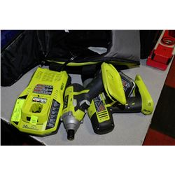 RYOBI DRILL + DRIVER KIT (BATTERY&CHARGER)