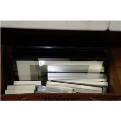 BOX OF PICTURE FRAMES