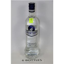 SIX 750ML BOTTLES OF ERISTOFF PREMIUM VODKA 40%