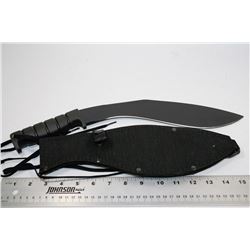 BLACK KUKRI KNIFE WITH CASE