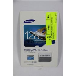 128GB MICRO SDXC CARD WITH ADAPTOR