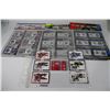 Image 1 : LOT OF 3 SETS OF NHL STAMP CARDS + SHEET OF HOCKEY