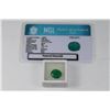 Image 1 : NATURAL GREEN EMERALD WITH CERTIFICATE