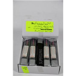 PACK OF 10 REFILLABLE BUTANE LIGHTERS