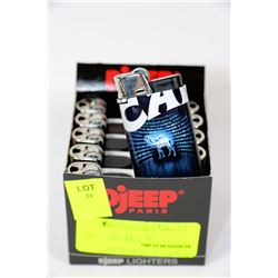 PACK OF 10 DJEEP LARGE LIGHTERS