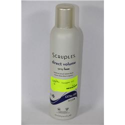 250ML BOTTLE OF SCRUPLES SPRAY FOAM EXTRA FIRM