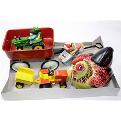 BOX OF VINTAGE TOYS 1950'S-1990'S