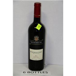 SIX 750ML BOTTLES OF NEDERBURG 2012 PINOTAGE RED