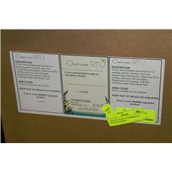 CASE OF FOUR 4L COMMERCIAL GLASS CLEANER,