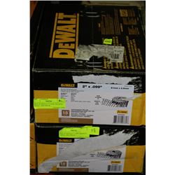 TWO CASES OF DEWALT 2" COIL NAILS