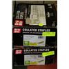 Image 1 : TWO CASES OF GRIP RITE 1" CROWN STAPLES