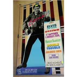 ELVIS ON TOUR LIFESTYLE THEATER CARDBOARD DISPLAY
