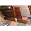 Image 5 : DARK WOOD BEDROOM SET INCLUDING 9-DRAWER DRESSER
