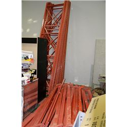 LARGE SECTION OF PALLET RACKING