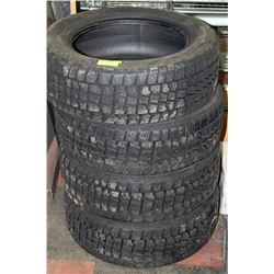 SET OF 4  AVALANCHE USED TIRES - 205/60R16