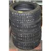 Image 1 : SET OF 4  AVALANCHE USED TIRES - 205/60R16